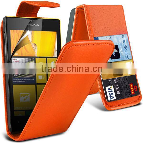 Wholesale Soft Protective Cover Smart Phone PU Case for Nokia Lumia 520 525
