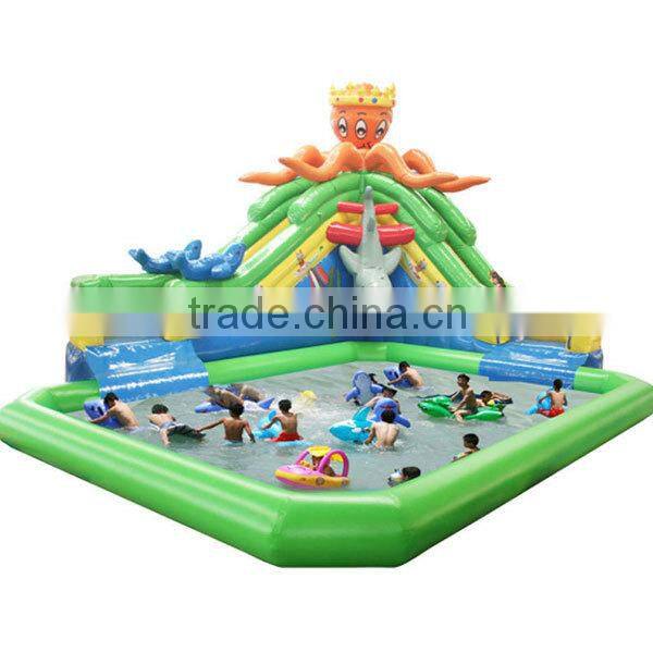 Selling inflatable floating water park with competitive price
