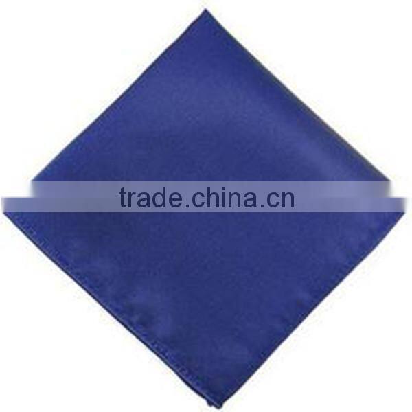 Factory Price Wedding Silk Solid Color Soft Pocket Square For Bridegroom