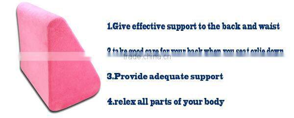 bed wedge foam pillow sitting pillow for beds