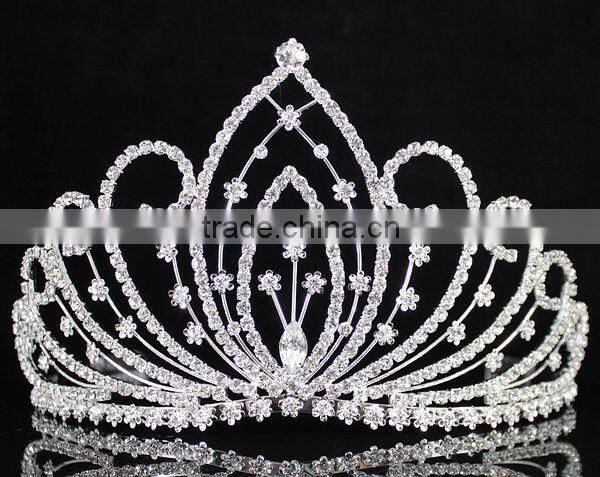 Gorgeous Triple Band Base Tiara with side combs