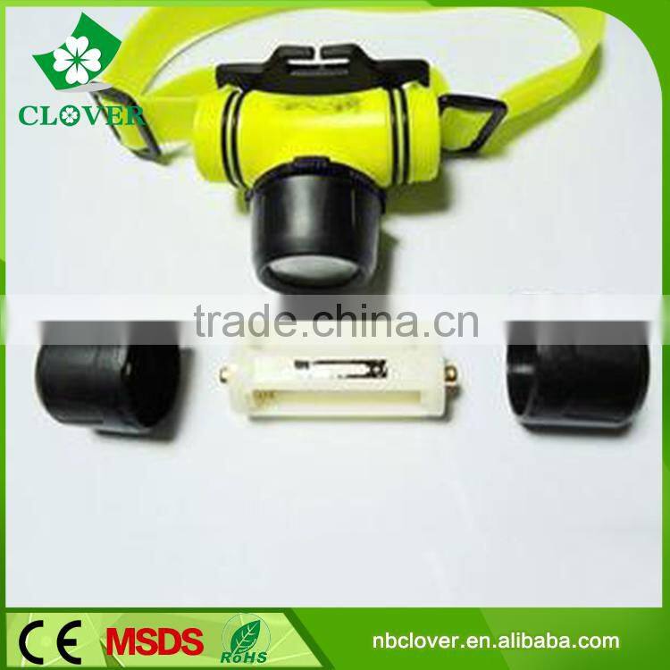 powerful Brightness 160lumens LED waterproof diving headlamp