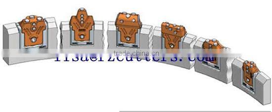 BFZ25L BFZ25R flat cutter teeth weld-on teeth for HDD reamer auger bits for piling machine foundation drilling picks