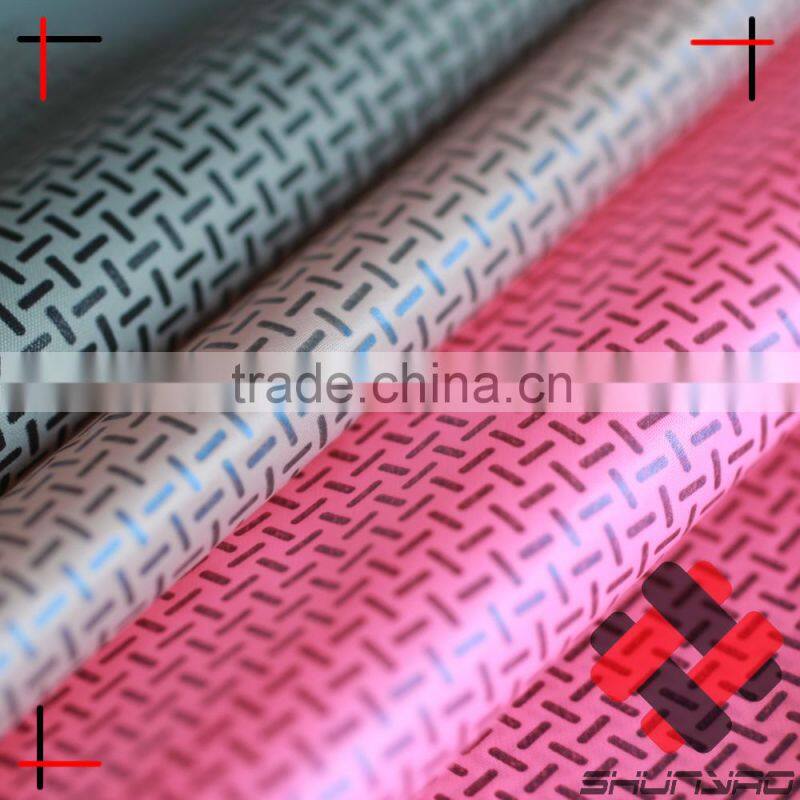 Ultra Light Waterproof Nylon taffeta with prints on PU Coating fabric coated for children wear