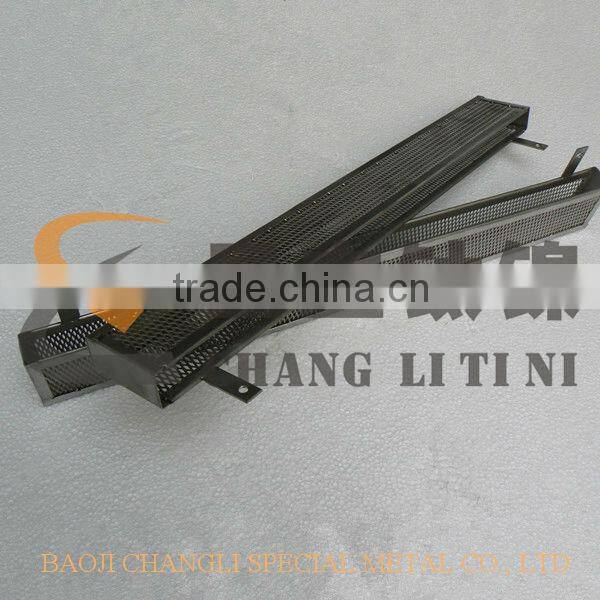 Titanium plating baskets bracket