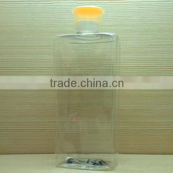 750ml high quality clear plastic bottles with pump for hand sanitizer shampoo hair washing products