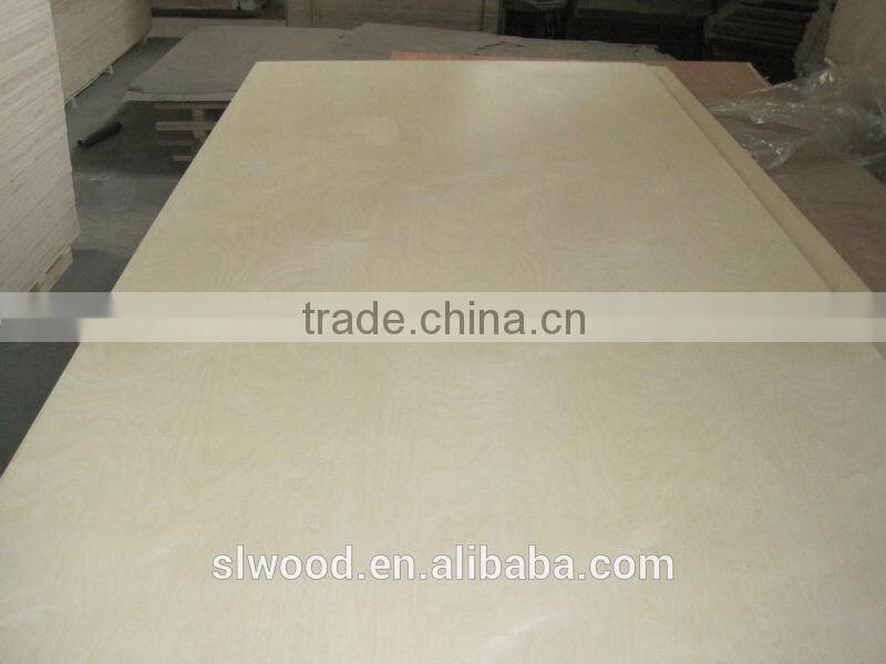 poplar core birch veneer plywood