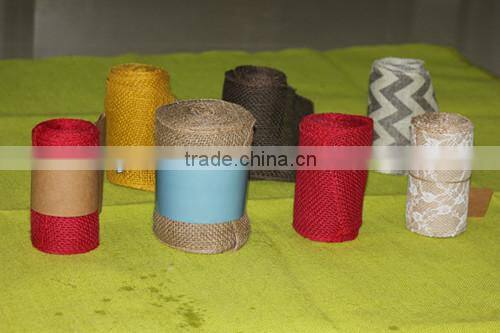 100% pure jute fabricl Burlap gift packaging