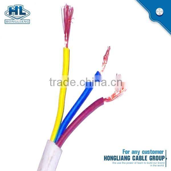 RVS 300/300v LV 1/3/5cores GB/T JB copper conductor PVC Insulated twisted flexible cable