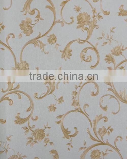 2015 new catalog pvc wallpaper for project BEY10201 cheap good qulity waterproof soundproof