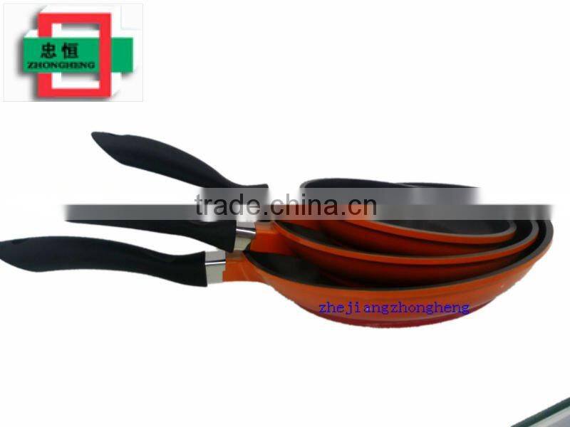 Marble Skillet Die-cast Aluminium non-stick no oil Fry Pan