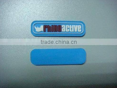 Warning Sign garment pvc badge silicone label pvc patch