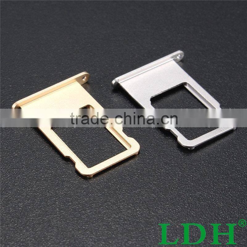 Brand New Hight Quality Gray Golden Sim Card Tray Slot Holder Replacement For iPhone6 Plus 5.5 SIM Card Replacement