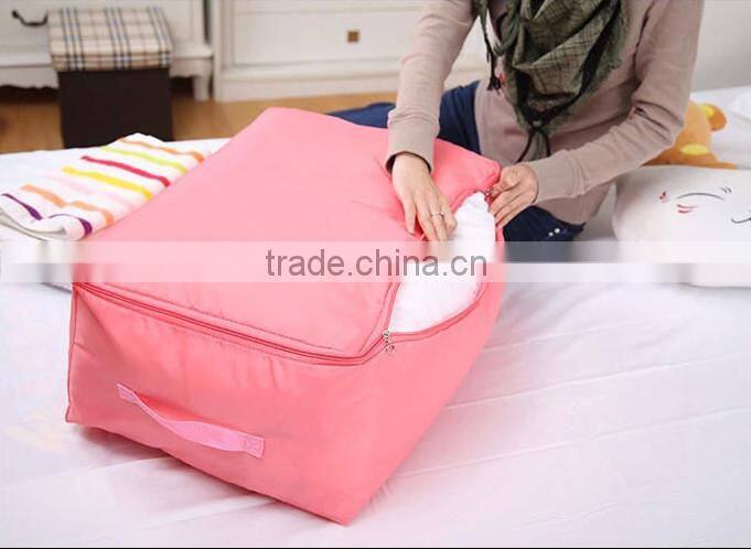 2015polyester comforter foldable home quilt storage bag wholesale