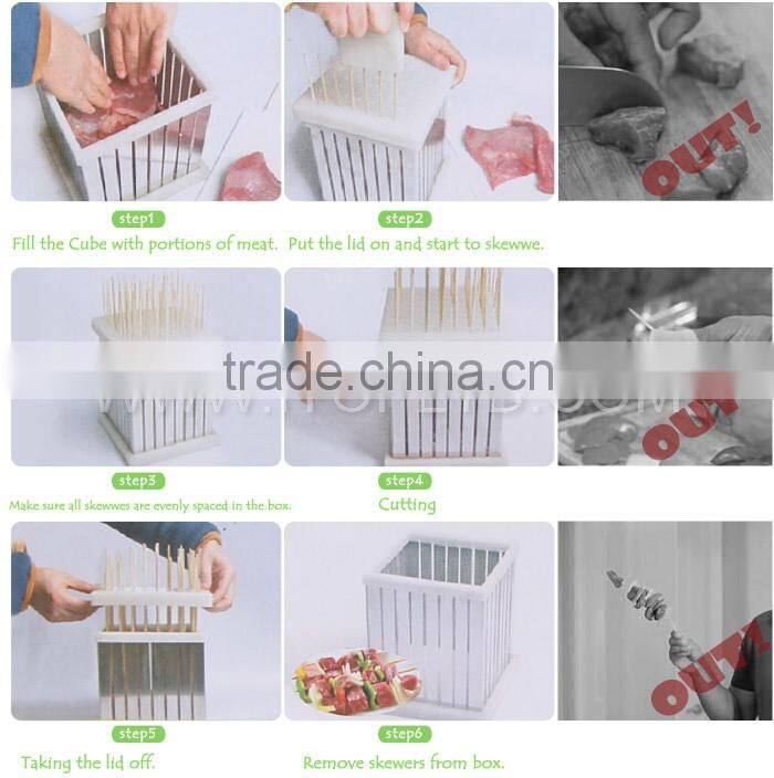 Exclusive Products Kebab Skewer Making Box/The Cube Kebab Maker Box