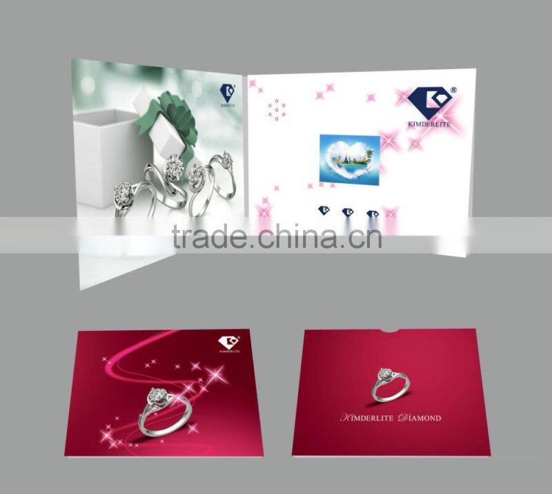 Customize 2.8/4.3/5.0/7.0/10.1hot sale video lcd promotional catalogue