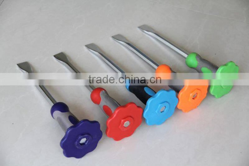 good quality of cold chisel with rubber handle -116