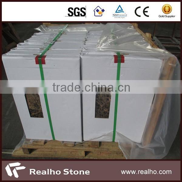 travertine & aluminum honeycomb panel composite marble tile