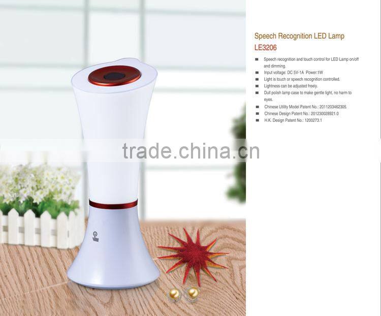 Slim Waist Design Portable Infrared Controlled Smart LED Lamp