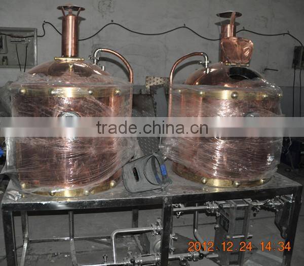 Steam heating beer brewery equipment with CE,ISO