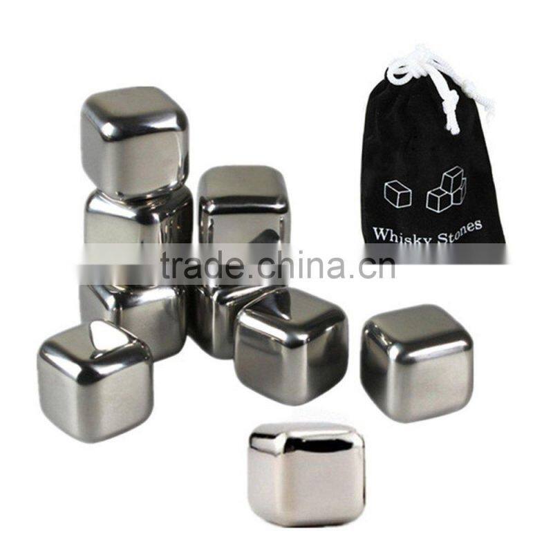 Stainless Steel Whisky Ice Frozen Cubes