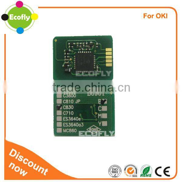 2015 low price good-selling toner chip for OKI C830 copier machine resetter