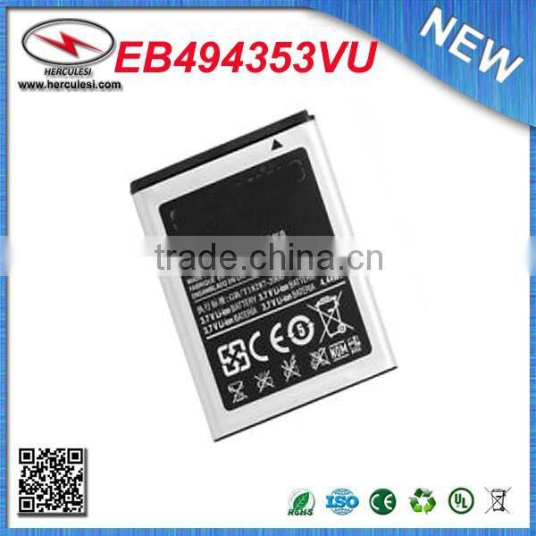 Original EB494353VU 1200mAh Battery For Samsung S5330 S5232 C6712 s5750 GT-S5570