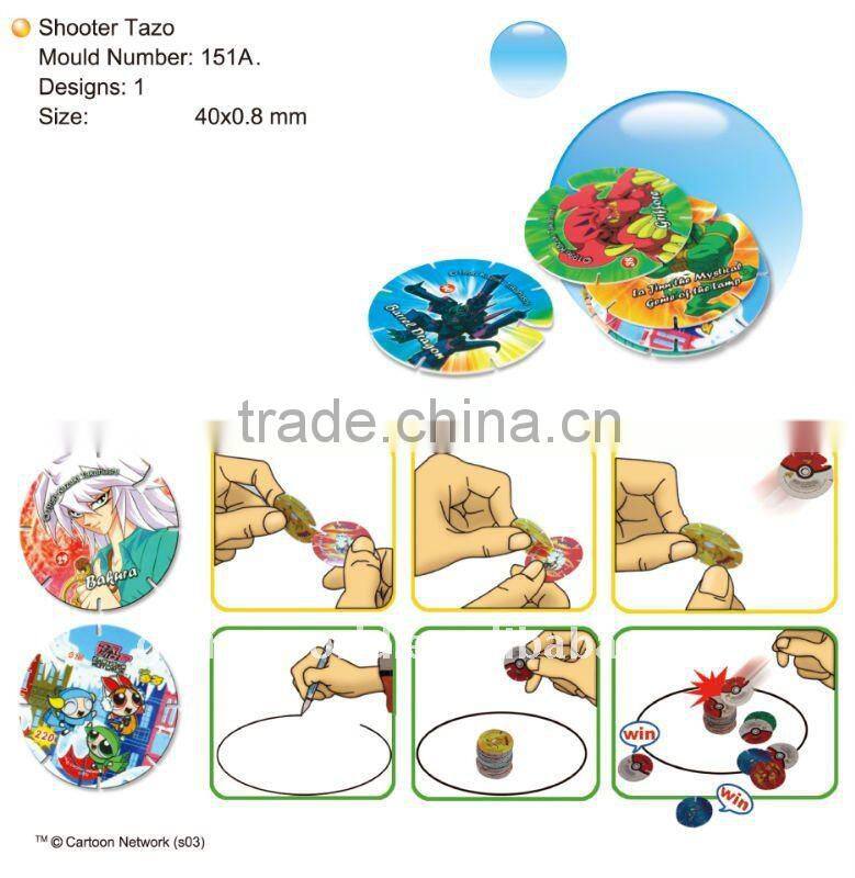 Plastic Cartoon Tazo card