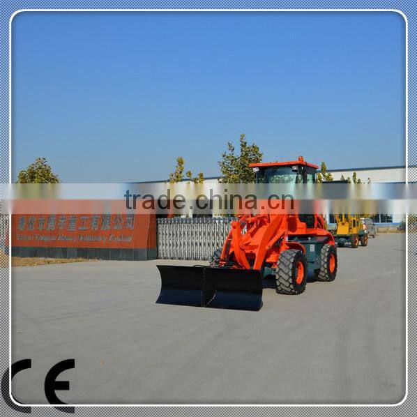 small front wheel loader TY18 front loader for sale with quick hitch for multi use