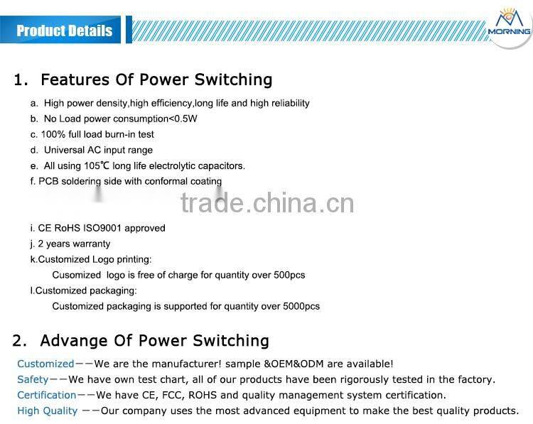 12V 20A AC/DC switching power supply 250W