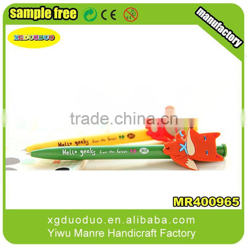 wholesale cheap 3D Spring cartoon people wooden ball pen