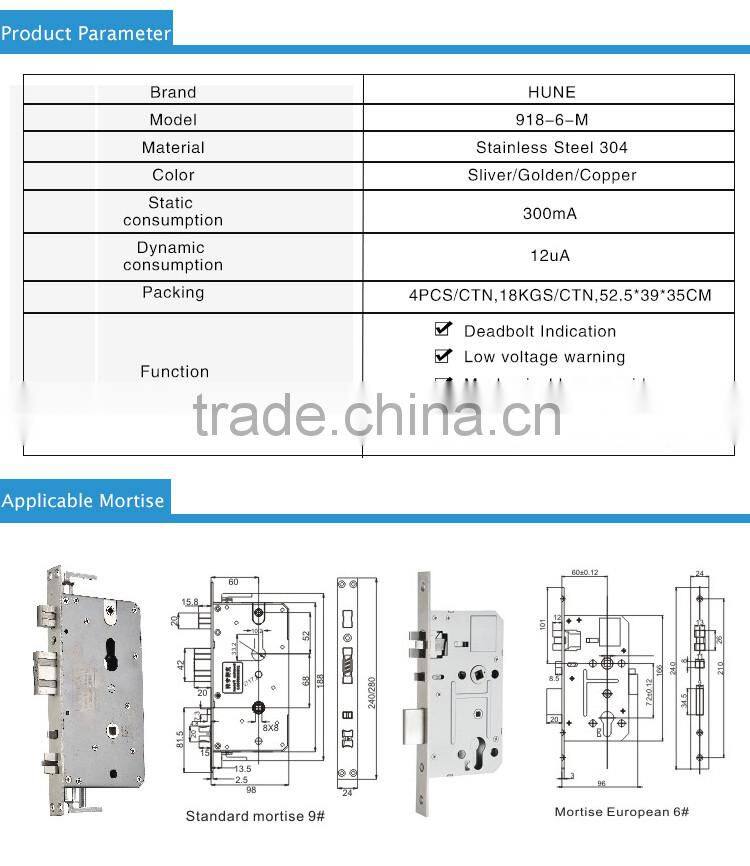 access control biometric swipe card code lock for office