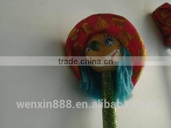 factory price wholesale promotional stationery gifts wooden puppet pencil
