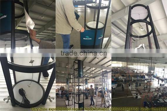 Aluminium Portable Trade Display modular display booth