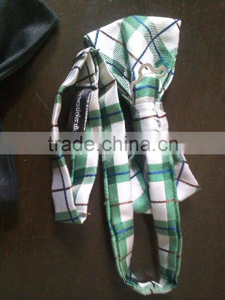 mini bow tie for decoration with Kids Children Boys Toddler Baby green Tan Plaid Cotton Clip on bow tie bowtie