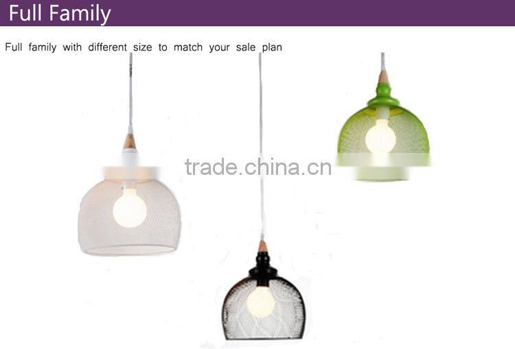 2015 black color metal industrial pendant lighting