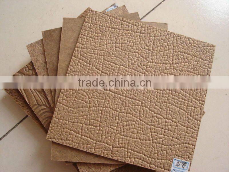 1220*2440*2.5mm dark brown embossed hardboard