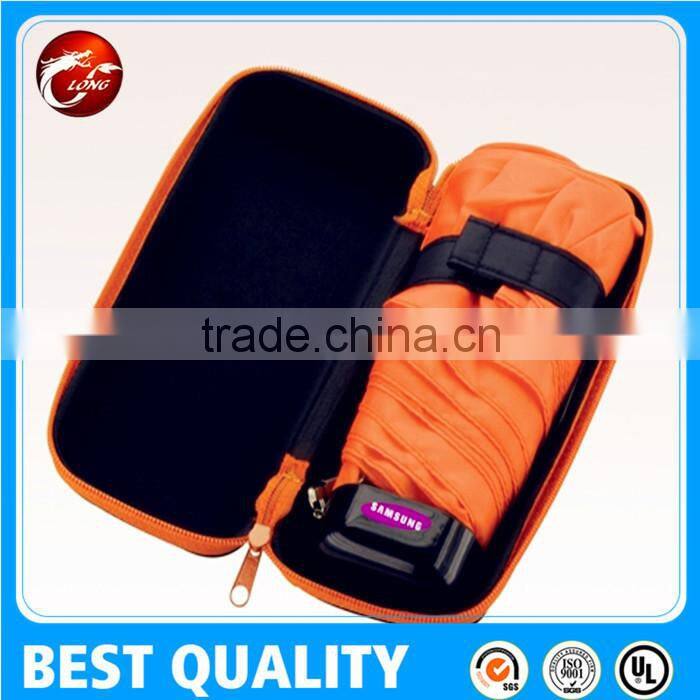 5 folding mini umbrella with case