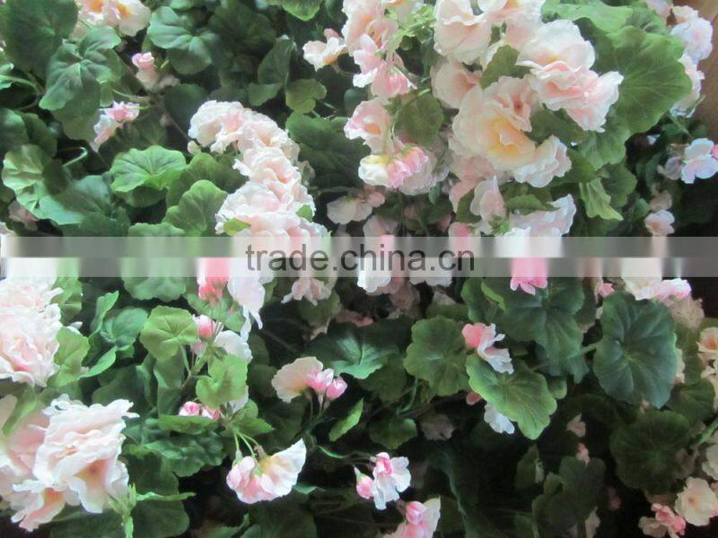 silk geranium bush hanging