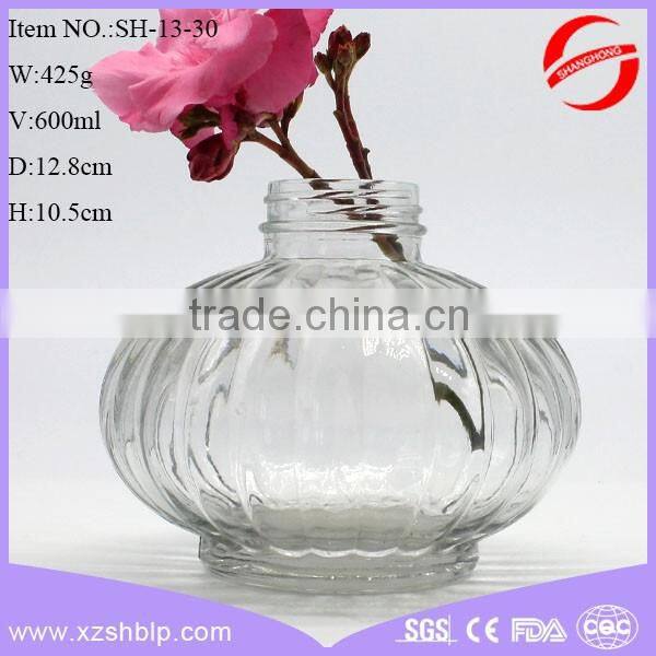 2016 new style glass reed diffuser bottle, 600ml new arrival reed diffuser glass bottle