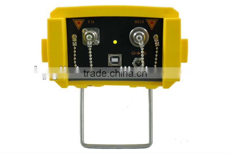 handing fiber testing ODTR for wire installion