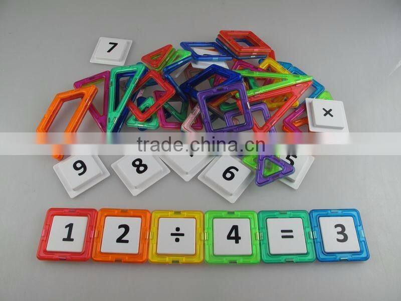 MAG-WISDOM 77pcs Magnet Construction Tiles Toys