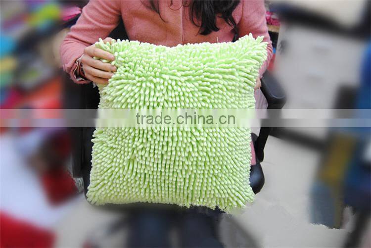 polyester chenille wholesale decorative pillow