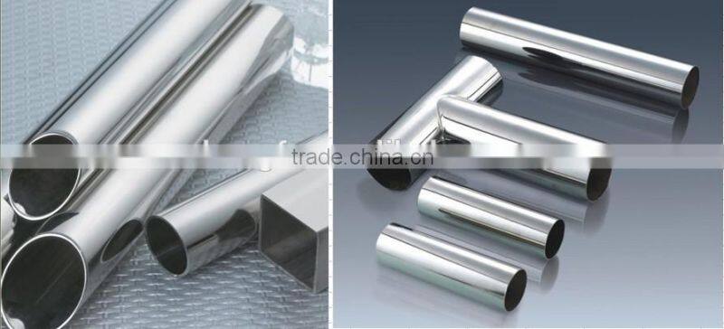 High quality 304 stainless steel tube for decoration industry