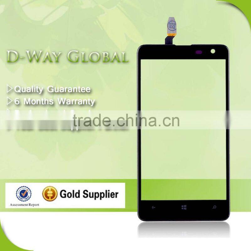 Good service factory price black color replacement for nokia lumia n625 touch screen