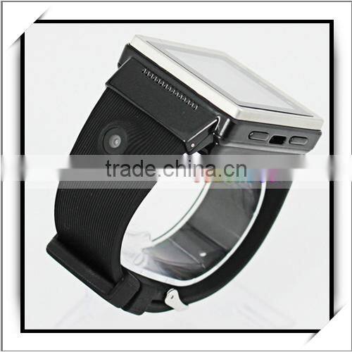 1.54" S6 Android4.0.4 MTK6577 Dual Core 1.0GHz 512MB and 4GB Bluetooth Smart Watch Phone White