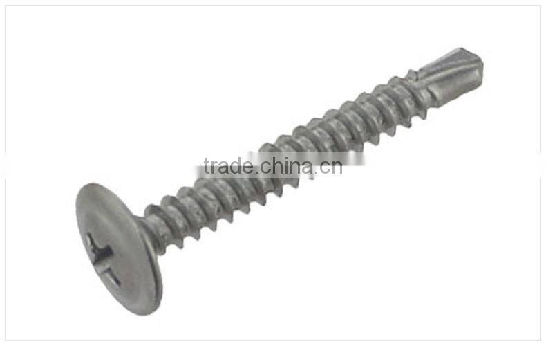 washer head seld drilling screw/stainless steel washer head self drilling screw