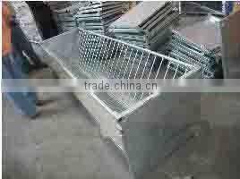 galvanized hay bale feeder