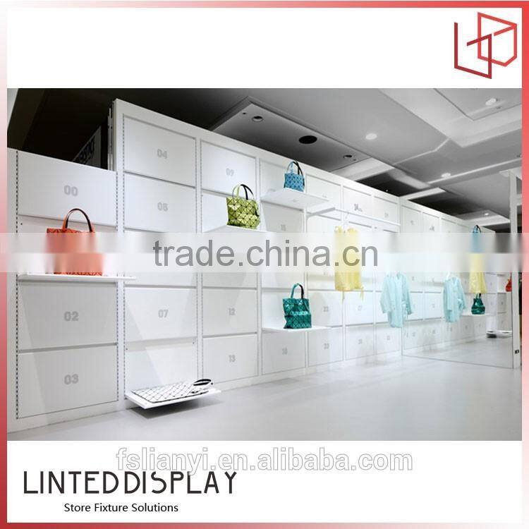 Steady Supply Ability rotating bag and clothes arm display rack