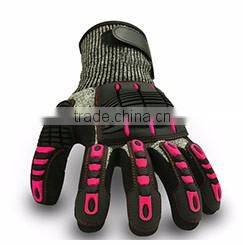 EN388 4343 Oil field mining gloves